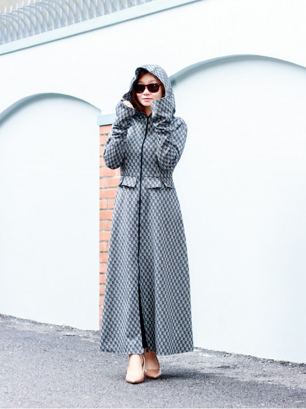 Áo chống nắng dáng dài Chữ L