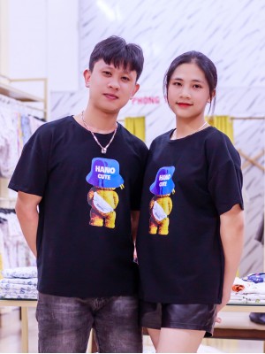 Áo phông Unisex Đen M
