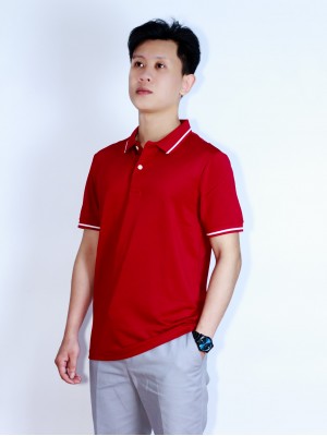 Áo Polo nam màu đỏ đô size XL