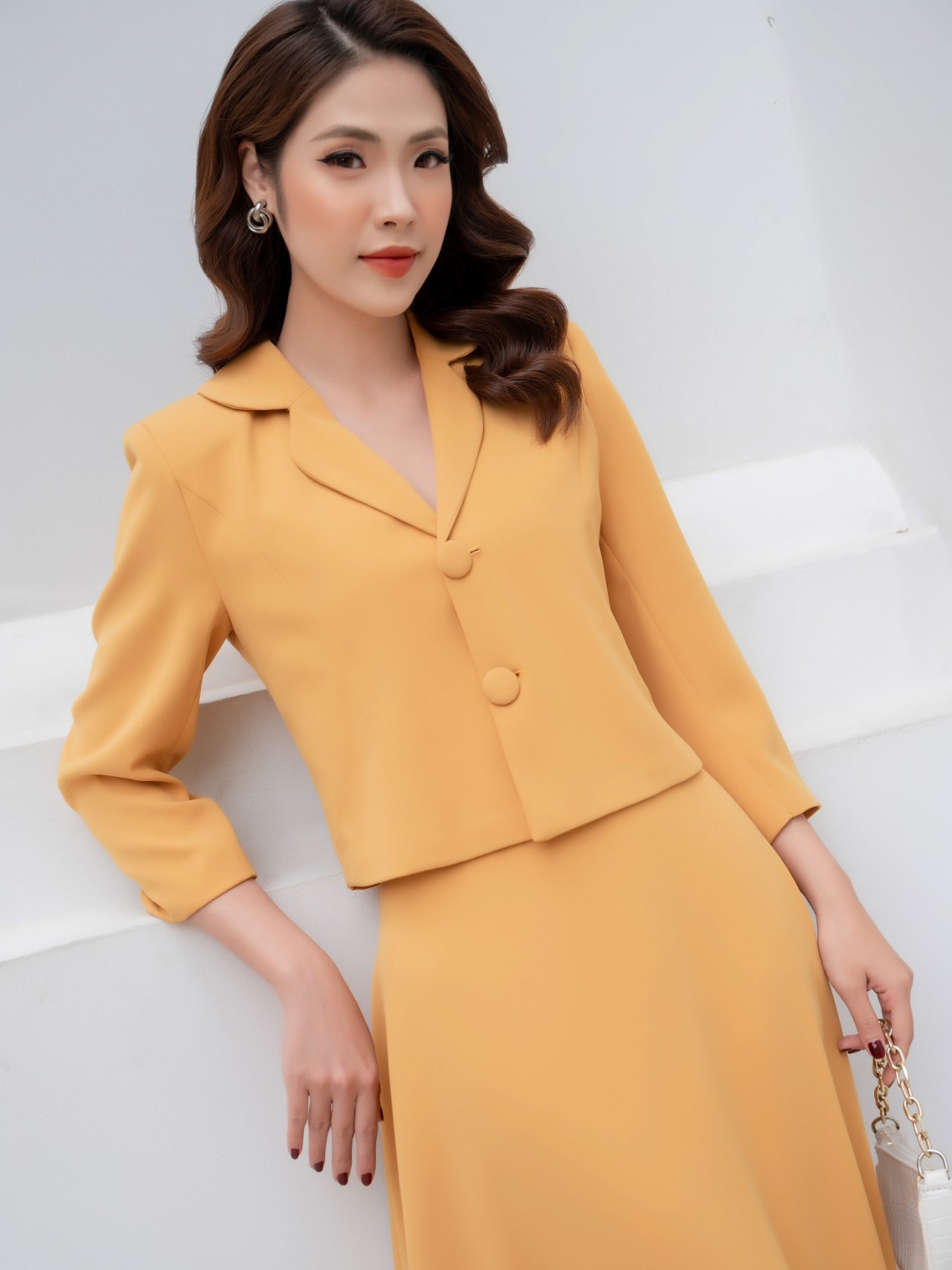 Sest vest màu vàng Size L