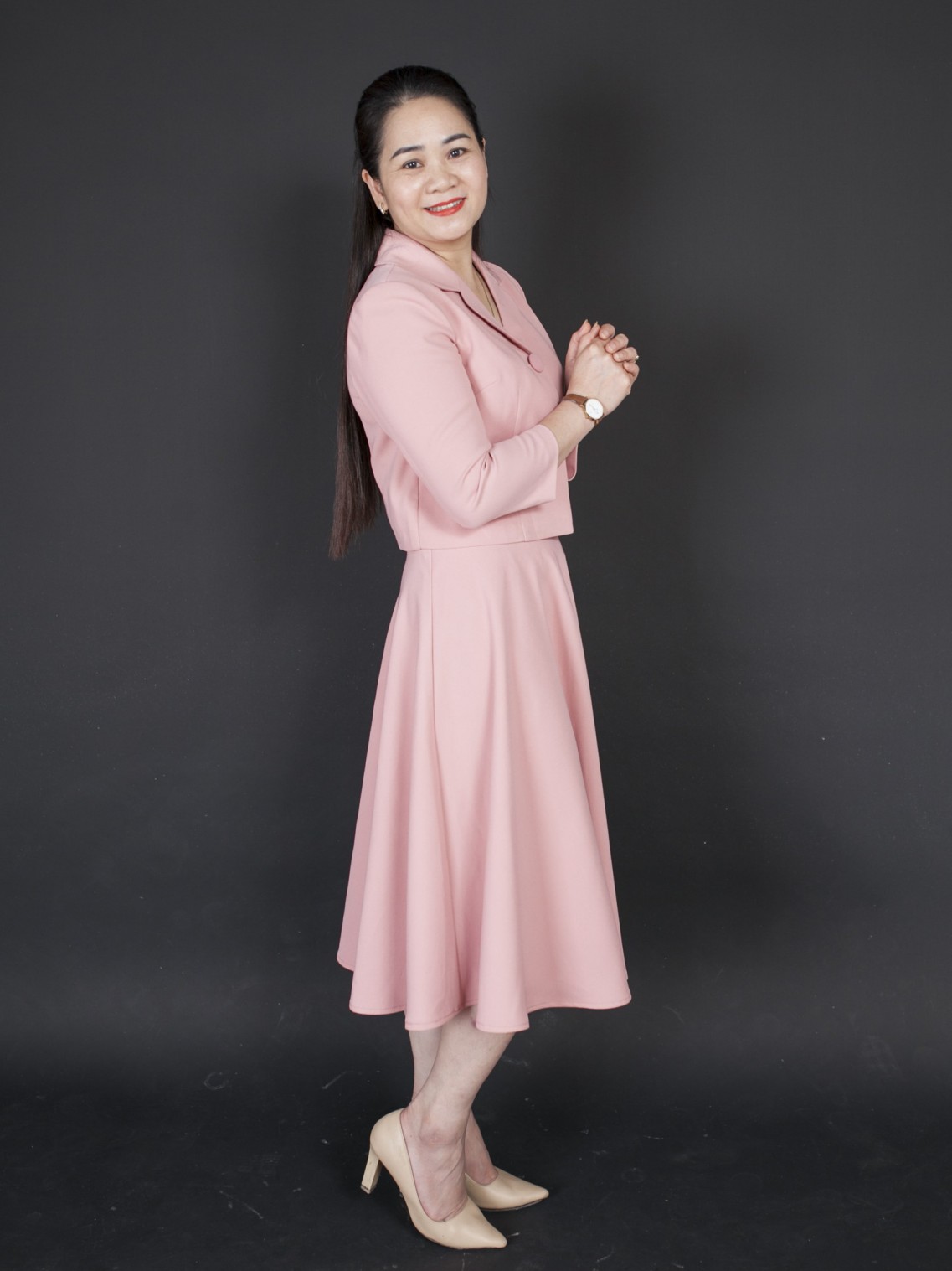 Sest vest màu Hồng Size M