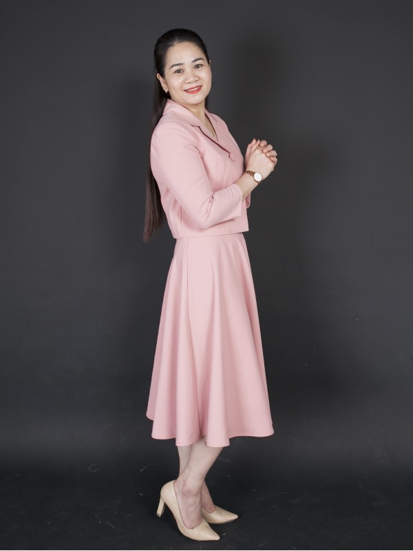 Sest vest màu Hồng Size M