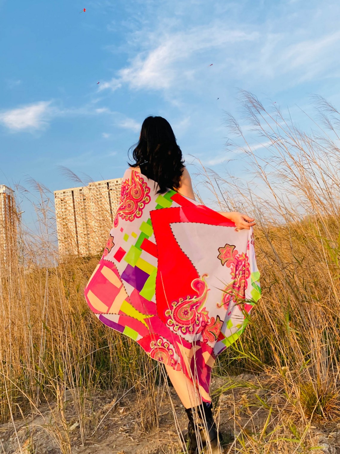 Khăn choàng Đỏ 918