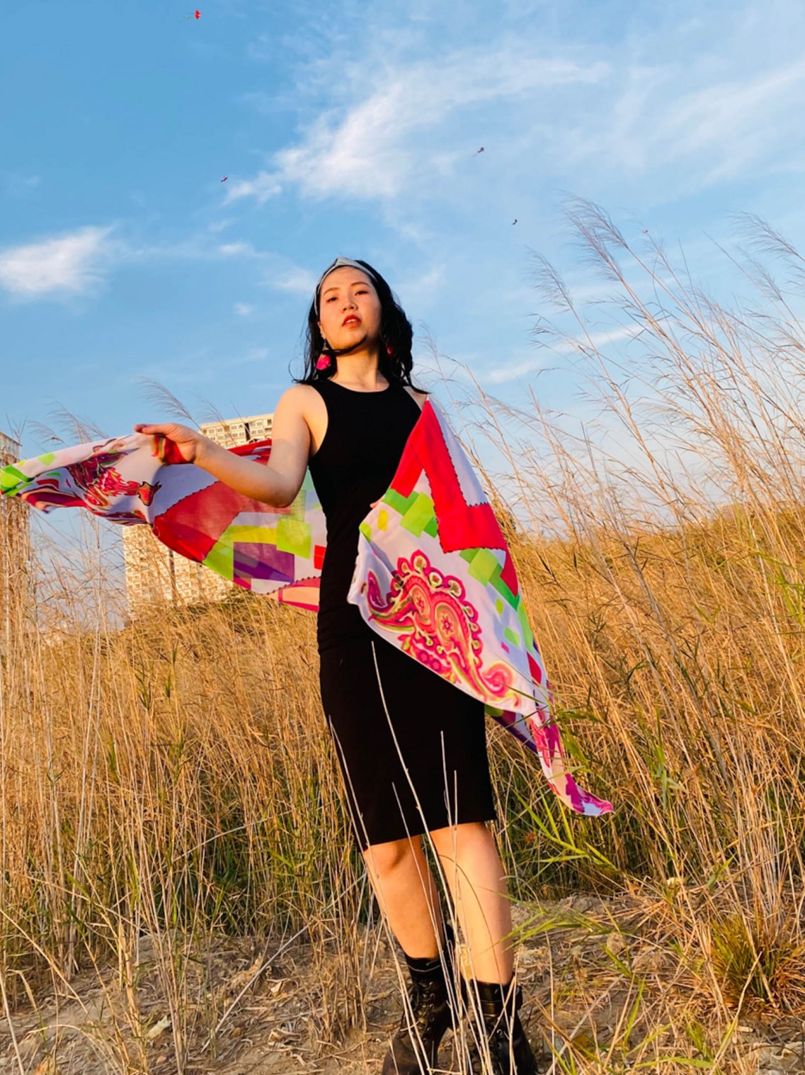 Khăn choàng Đỏ 918