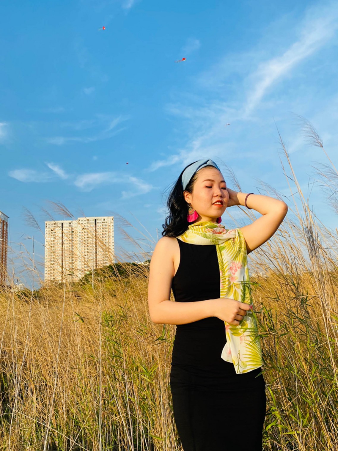 Khăn choàng Đỏ 918