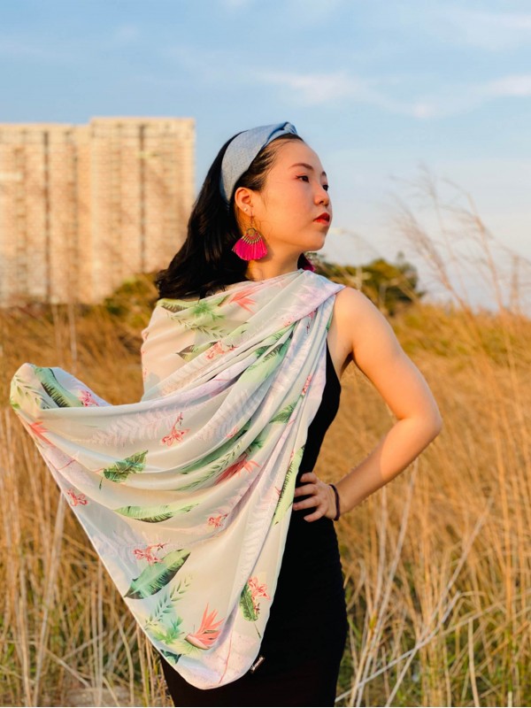 Khăn choàng Xanh ngọc 618