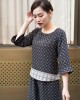 Bộ trung niên tay lỡ Hoa chân Size L