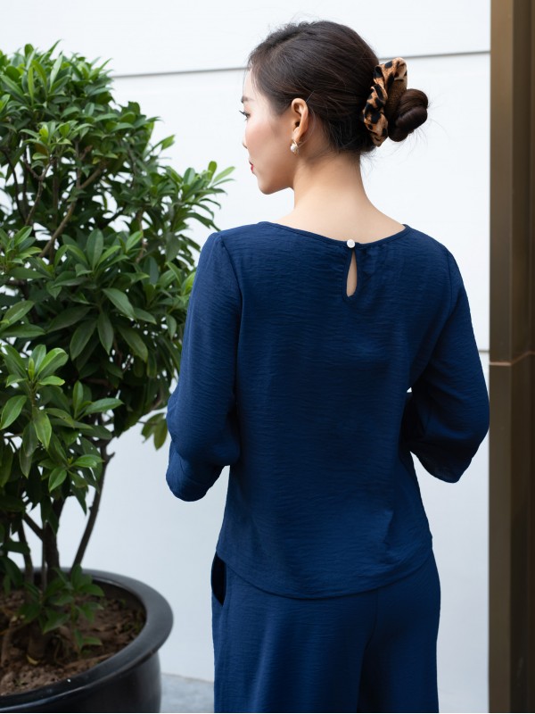 Bộ trung niên tay lỡ Xanh than Size 2XL