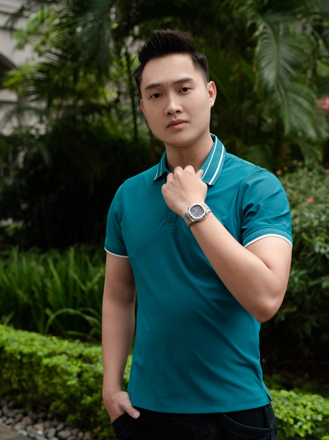 Áo Polo nam Coolmax Mòng két L