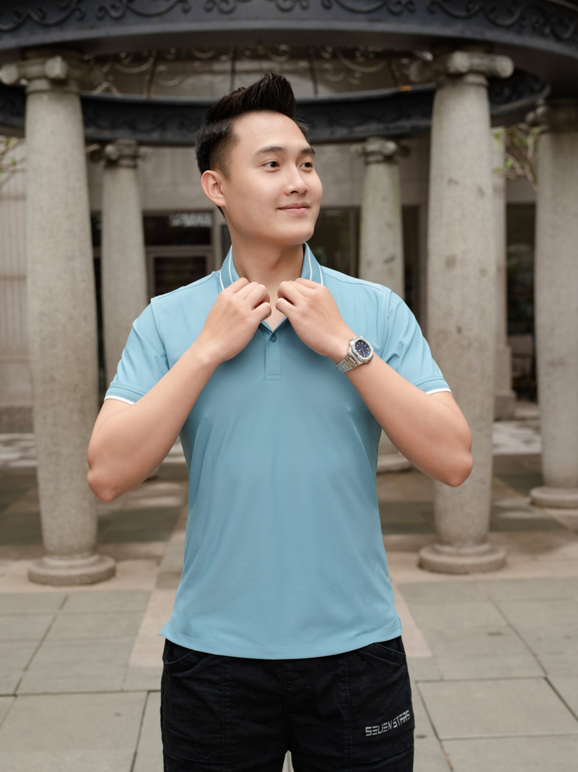 Áo Polo nam Coolmax Phi yến L