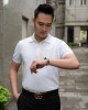 Áo Polo nam Pique Trắng M