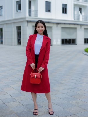 Áo Khoác dạ Limen Nữ Đỏ M