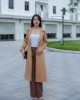 Áo Khoác dạ Limen Nữ Nâu L