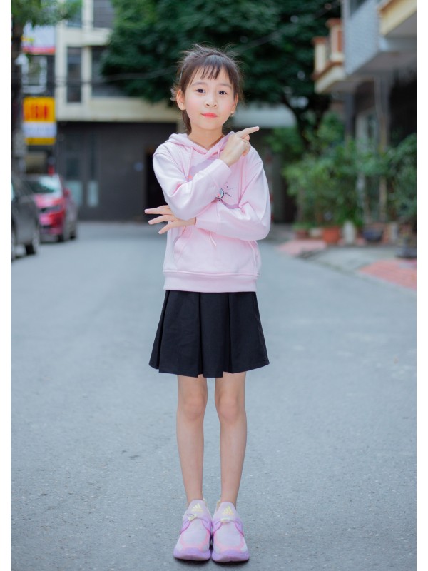 Áo Hoodie in chữ YEAH Hồng 100