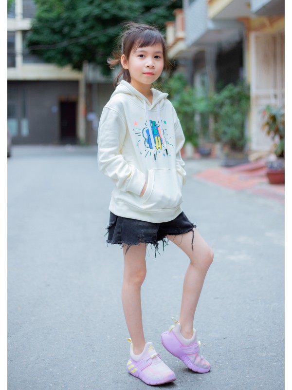 Áo Hoodie in chữ YEAH Vàng 100