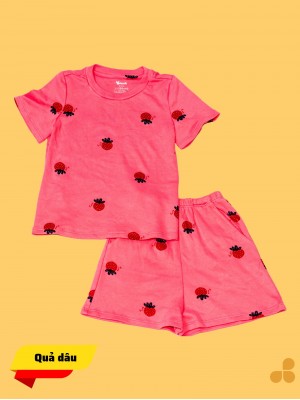 Bộ đồ trẻ em quả quả dâu Size 110