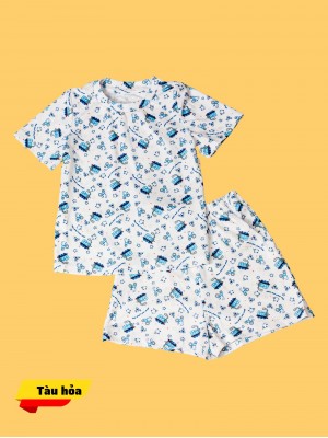 Bộ đồ trẻ em xe đạp cừu Size 120