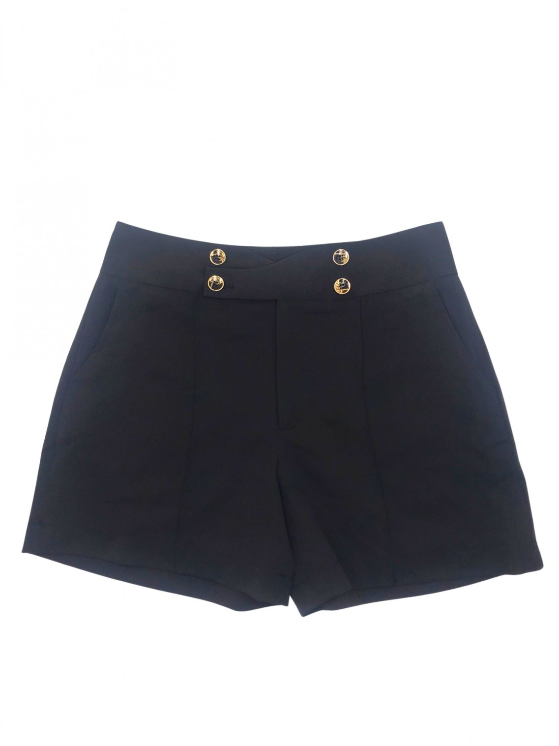 Quần Short Nữ 4 cúc Đen S