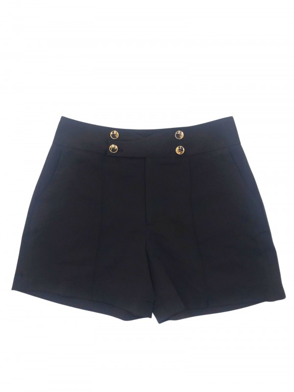 Quần Short Nữ 4 cúc Đen L