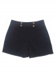 Quần Short Nữ 4 cúc Đen S