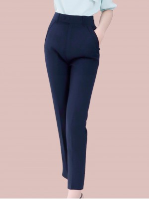 Quần ống côn 2 cúc Xanh than XL