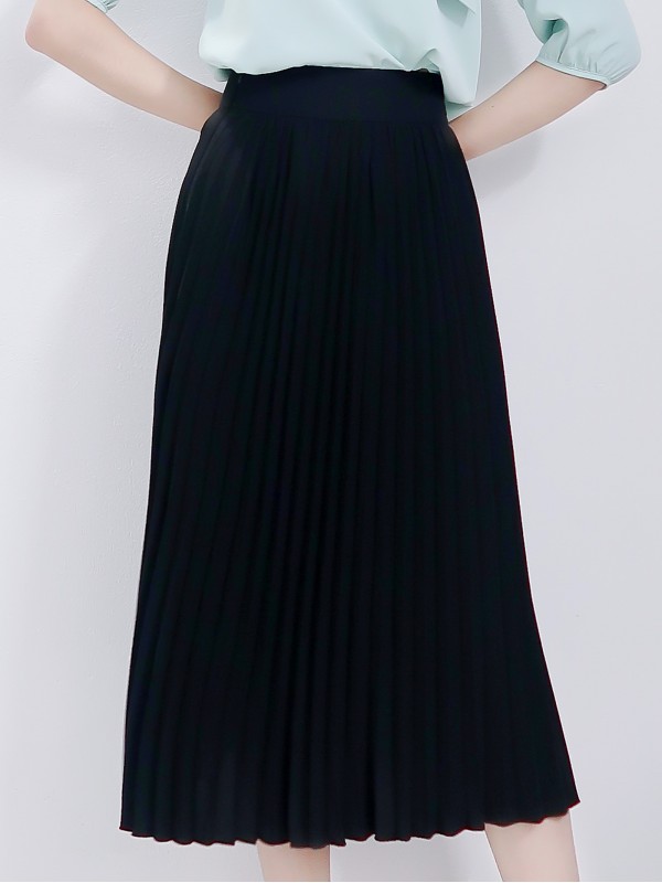 Chân váy Xếp ly Đen M