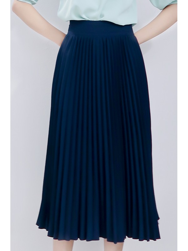 Chân váy Xếp ly Xanh than M