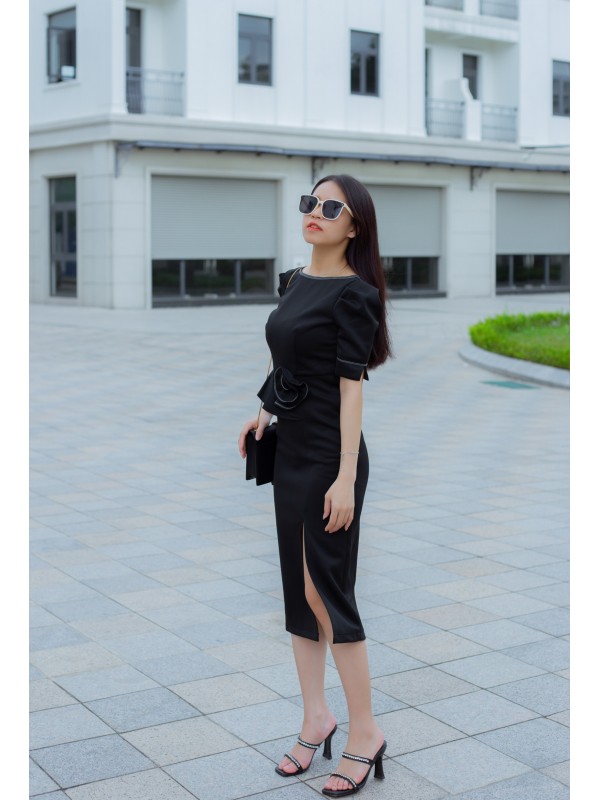 Váy peplum Body Đen XL