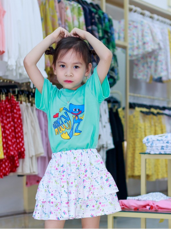 Quần váy xòe Hoa bướm 120